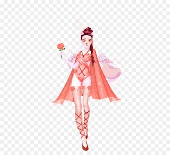 Illustration Fashion Costume Model Character - agony stamp 