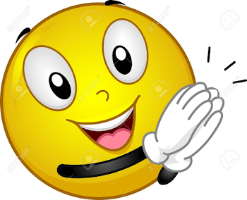 Illustration Featuring A Clapping Smiley Stock Photo, Picture And ...