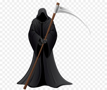 Illustration - Grim Reaper PNG Vector Clipart 