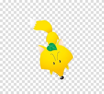 Illustration, Head leaves little fox transparent background PNG clipart