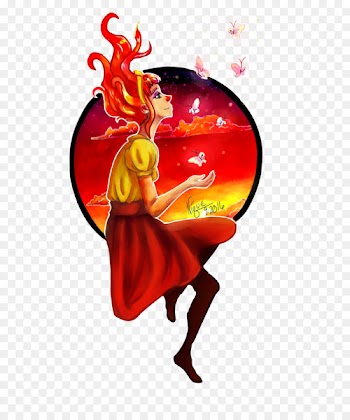 Illustration Heart Cartoon M-095 Legendary creature - admire frame 