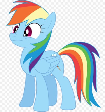 Illustration Horse Clip art Rainbow Shops Design - alright vector 