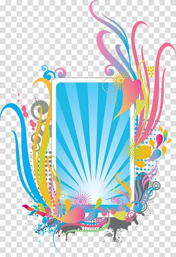 Illustration, Hyun-color trend Billboard transparent background PNG clipart