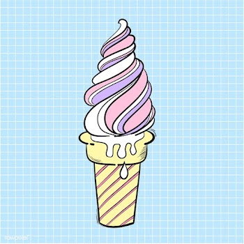 Illustration ice cream isolated on background | Free stock vector - 60797