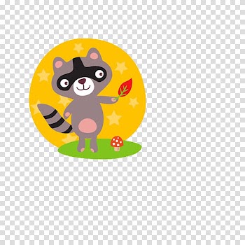 Illustration Illustration, Holding leaf fox transparent background PNG clipart