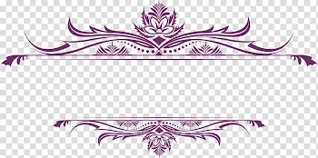Illustration Interior Design Services Illustration, Wedding, two purple ornate frame with blue background transparent background PNG clipart