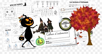 Illustration Notebook Countertop Paper Halloween - semaine 1 