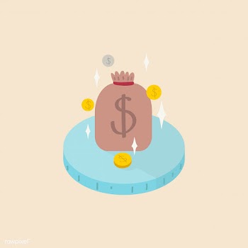 Illustration of a bag of money | Free stock vector - 60291