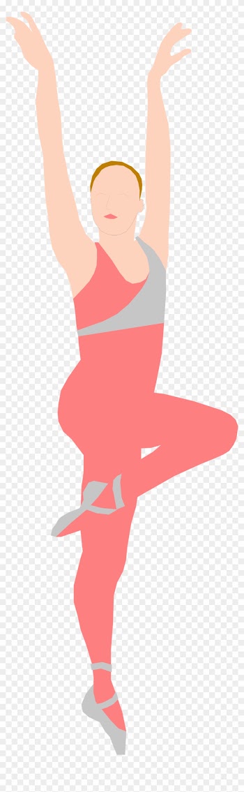 Illustration Of A Ballet Dancer - Girl