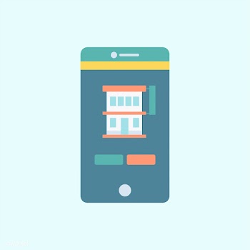 Illustration of a booking app on a mobile | Free stock vector - 251133