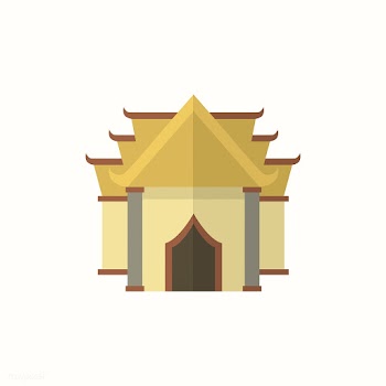 Illustration of a buddhist temple | Free stock vector - 412525