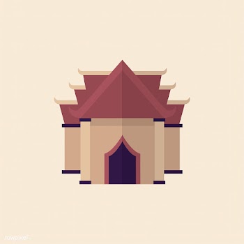Illustration of a buddhist temple | Free stock vector - 412563