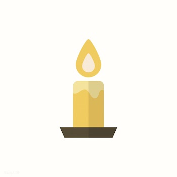 Illustration of a candle, the light of god | Free stock vector - 412489