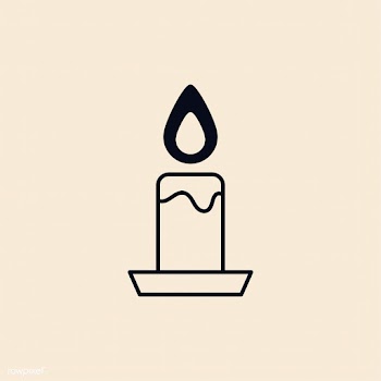 Illustration of a candle, the light of god | Free stock vector - 412503
