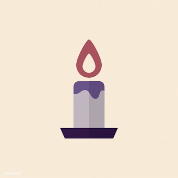 Illustration of a candle, the light of god | Free stock vector - 412555