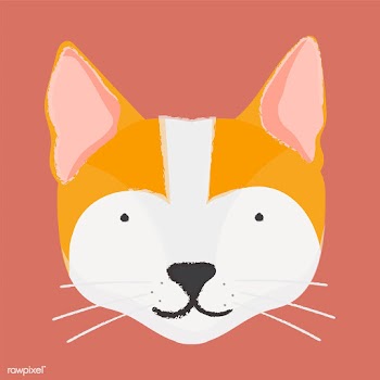Illustration of a cat's head | Free stock vector - 60400