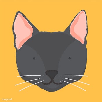 Illustration of a cat's head | Free stock vector - 60659