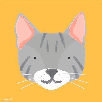 Illustration of a cat's head | Free stock vector - 60677