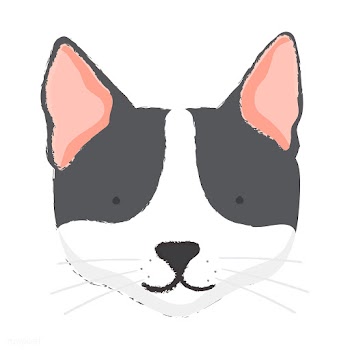 Illustration of a cat's head | Free stock vector - 60717