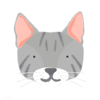 Illustration of a cat's head | Free stock vector - 60733