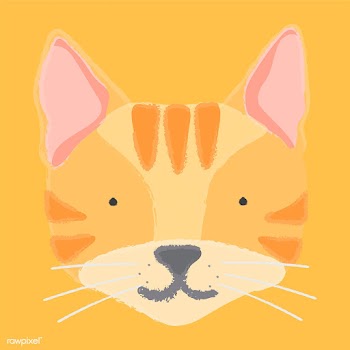 Illustration of a cat's head | Free stock vector - 60735