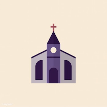 Illustration of a Christian church | Free stock vector - 412496