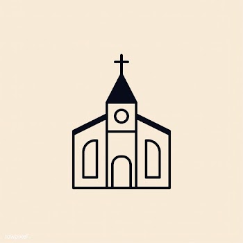 Illustration of a Christian church | Free stock vector - 412508