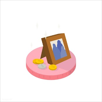Illustration of a family photo and coins icon | Free stock vector - 60216