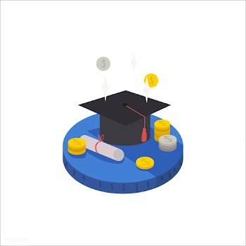 Illustration of a graduation hat, diploma and.. | Free stock vector - 60238