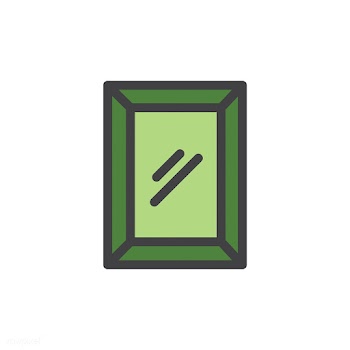 Illustration of a green photo frame | Free stock vector - 113738