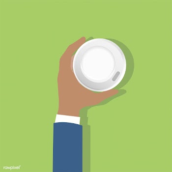Illustration of a hand holding a cup of coffe.. | Free stock vector - 251705