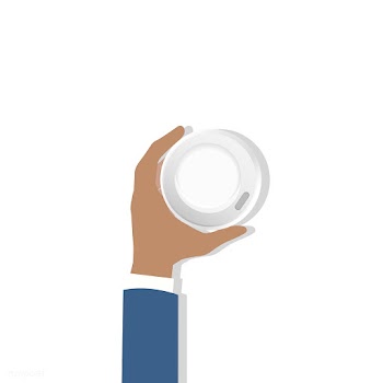 Illustration of a hand holding a cup of coffe.. | Free stock vector - 251774
