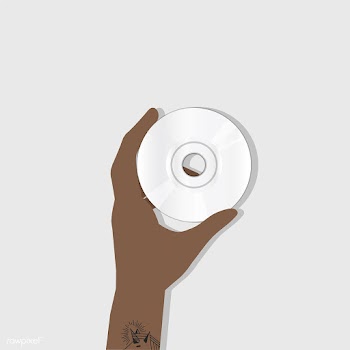 Illustration of a hand holding a disc | Free stock vector - 251684