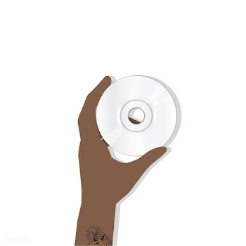 Illustration of a hand holding a disc | Free stock vector - 251700