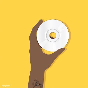 Illustration of a hand holding a disc | Free stock vector - 251718