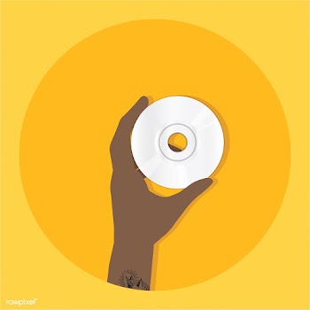 Illustration of a hand holding a disc | Free stock vector - 251736