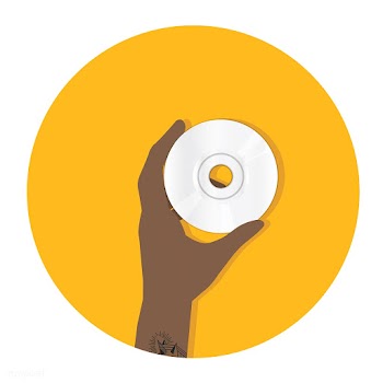 Illustration of a hand holding a disc | Free stock vector - 251745