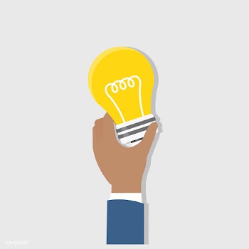 Illustration of a hand holding a light bulb | Free stock vector - 251677