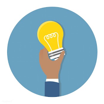 Illustration of a hand holding a light bulb | Free stock vector - 251701