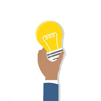 Illustration of a hand holding a light bulb | Free stock vector - 251755