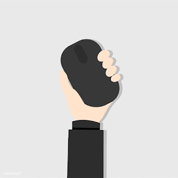Illustration of a hand holding a mouse | Free stock vector - 251712