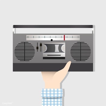Illustration of a hand holding a radio | Free stock vector - 251711