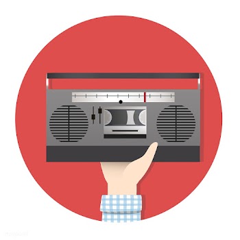 Illustration of a hand holding a radio | Free stock vector - 251716