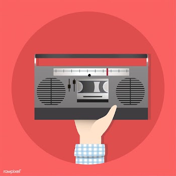 Illustration of a hand holding a radio | Free stock vector - 251726