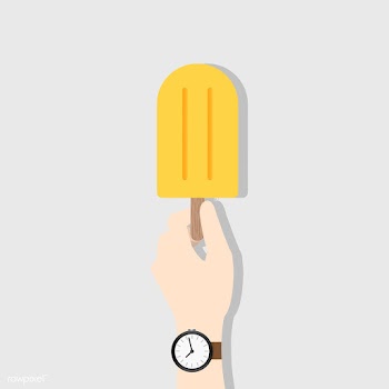 Illustration of a hand holding a yellow popsi.. | Free stock vector - 251784