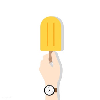 Illustration of a hand holding a yellow popsi.. | Free stock vector - 251787