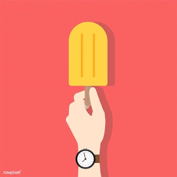 Illustration of a hand holding popsicle ice c.. | Free stock vector - 251667