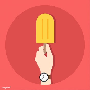 Illustration of a hand holding popsicle ice c.. | Free stock vector - 251687