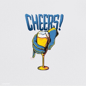 Illustration of a hand with a glass | Free stock vector - 728