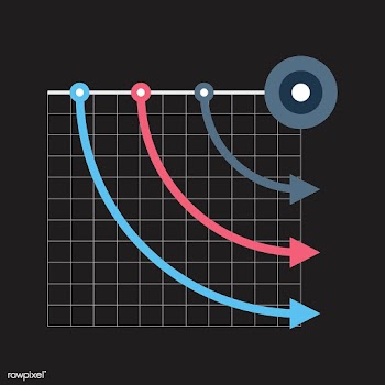 Illustration of a line graph | Free stock vector - 77908